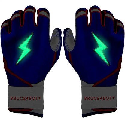 James Outman Signature Series Long Cuff Batting Gloves - Blue
