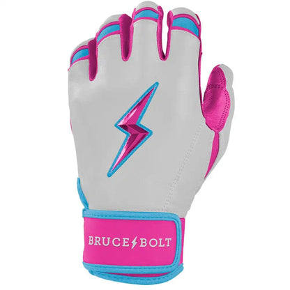 Perfect Game Collab Series Short Cuff Batting Gloves - Summer Swirl