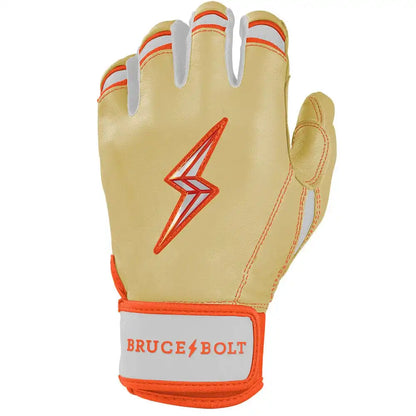 Max Clark Signature Series Short Cuff Batting Gloves - Clark Ivory