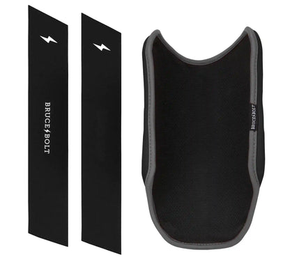 Chrome Series 9" Elbow Guard - Black