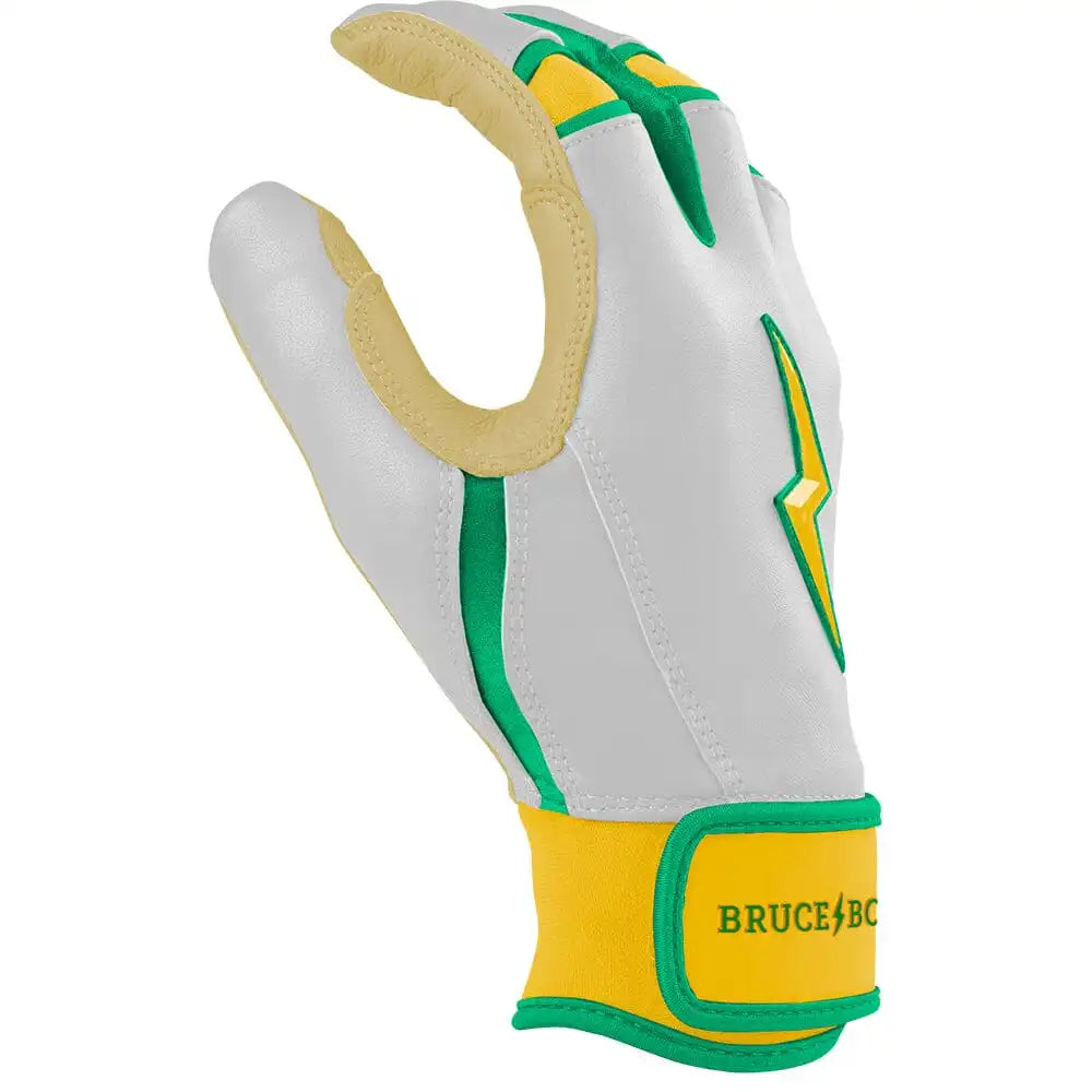 Nick Kurtz Signature Series Short Cuff Batting Gloves - Vegas White