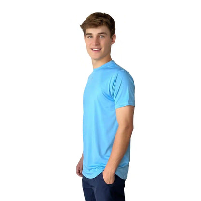 Performance Short Sleeve Shirt - Baby Blue