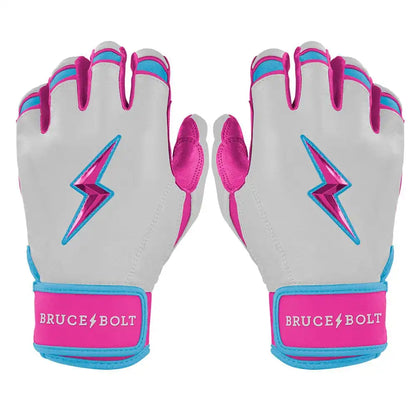 Perfect Game Collab Series Short Cuff Batting Gloves - Summer Swirl