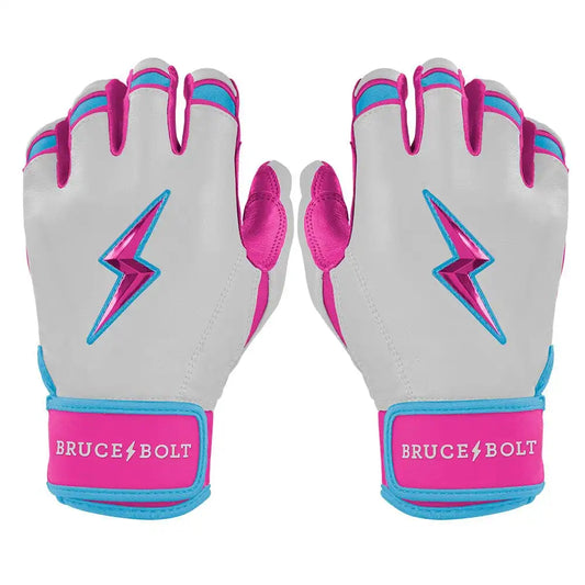 Perfect Game Collab Series Short Cuff Batting Gloves - Summer Swirl