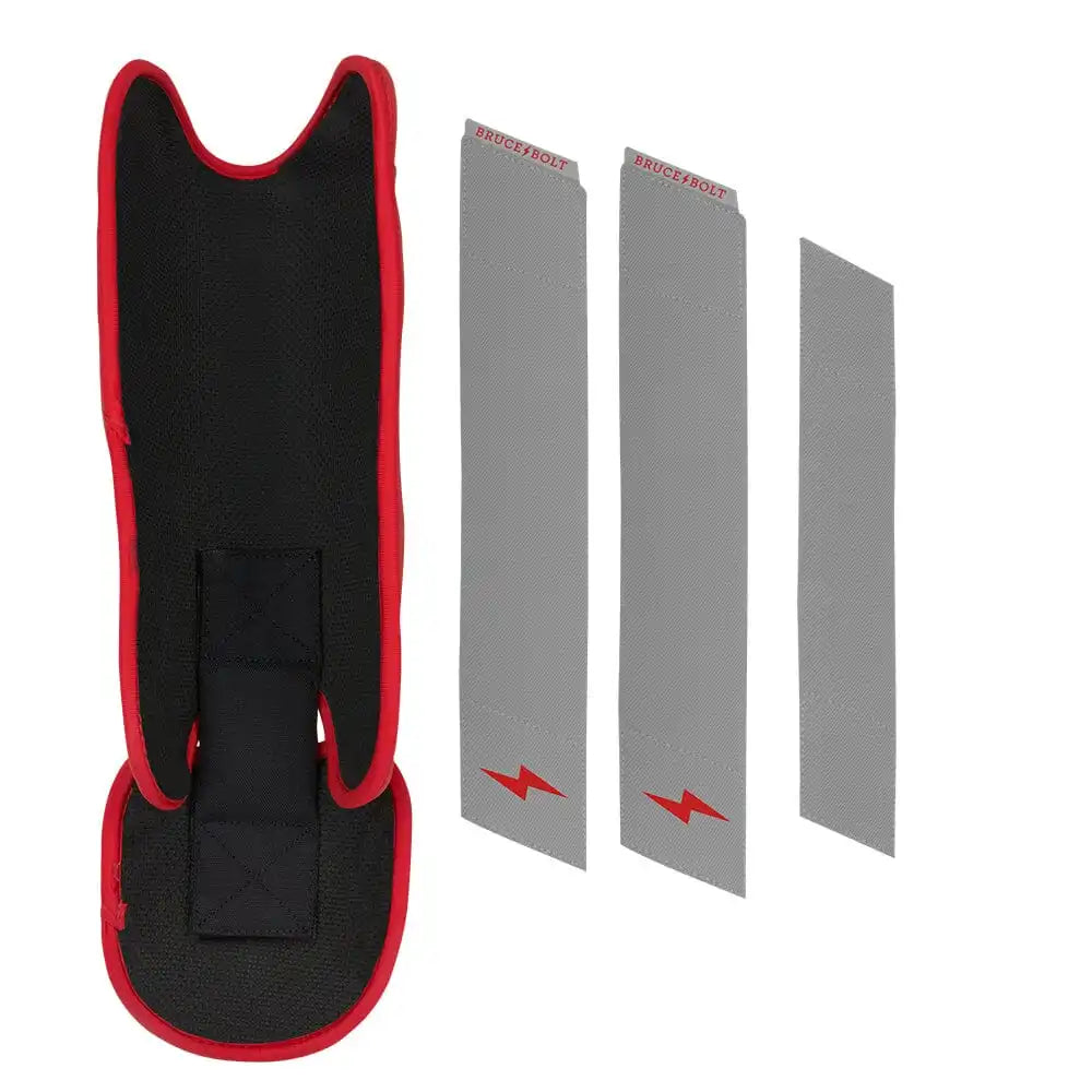 Grey Series Leg Guard - Red