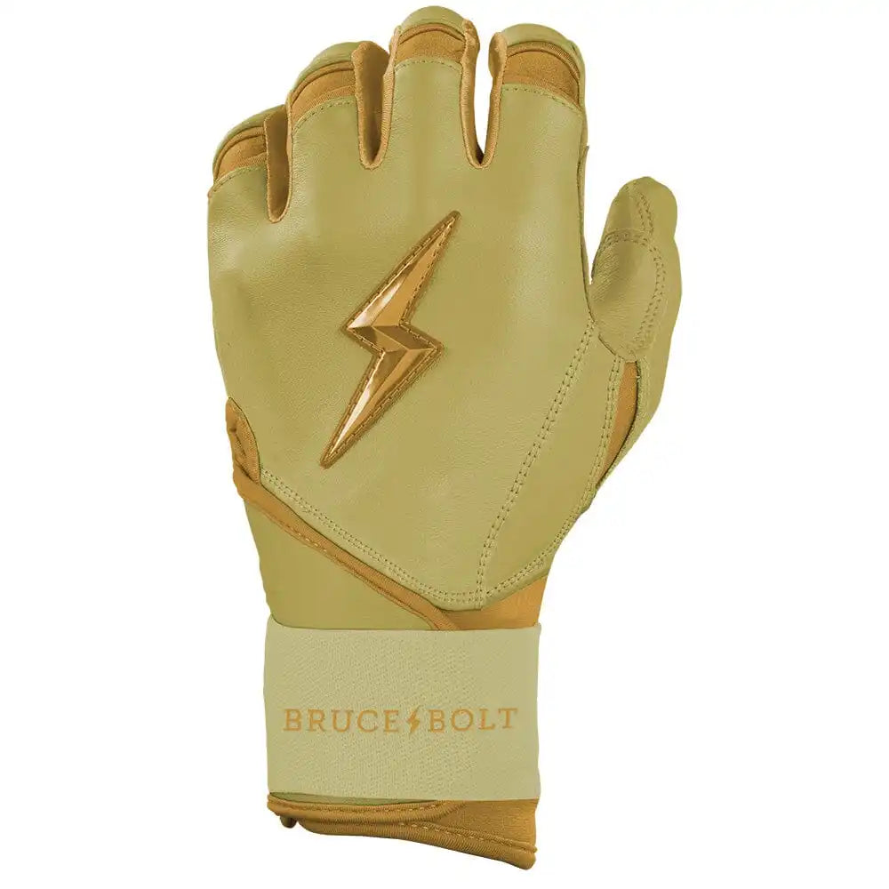 Gold Series Long Cuff Batting Gloves - Gold