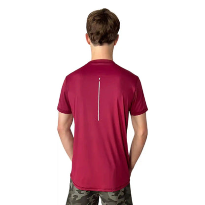 Performance Short Sleeve Shirt - Maroon