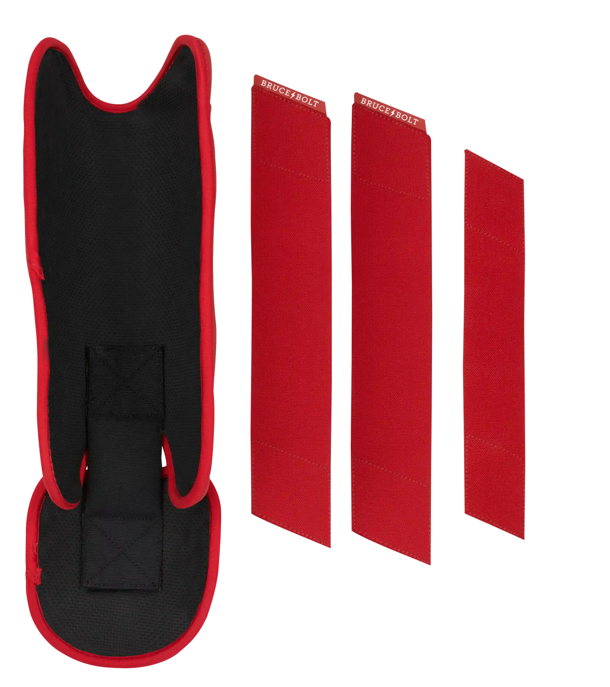 Chrome Series Leg Guard - Red