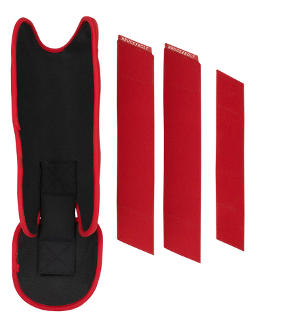 Chrome Series Leg Guard - Red