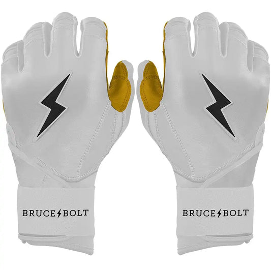 Original Series Long Cuff Batting Gloves - White