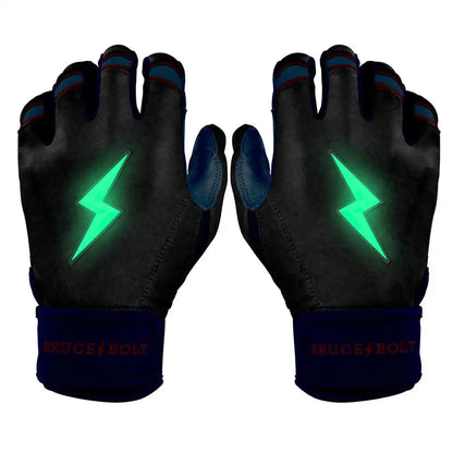 James Outman Signature Series Short Cuff Batting Gloves - Metallic Silver