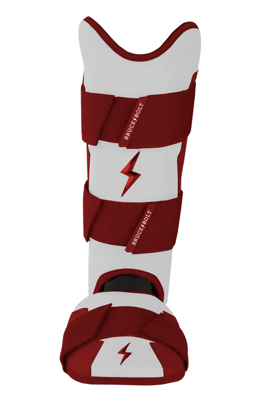 Chrome Series Leg Guard - Maroon