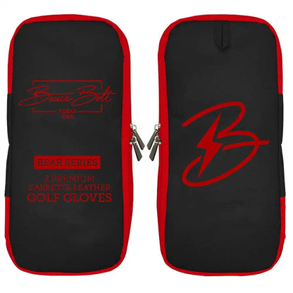 Bear Series Golf Gloves (On Left, 2-Pack) - Lubbock Black