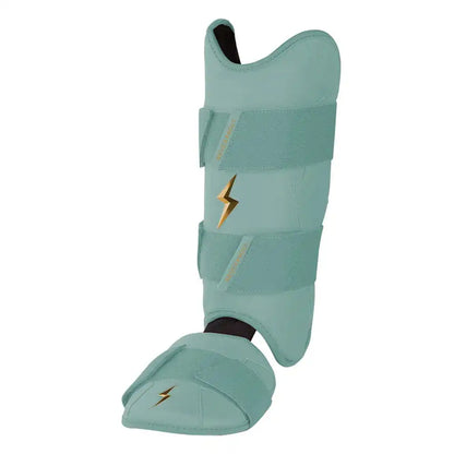 King of JUCO Creator Series Leg Guard - Mint/Gold