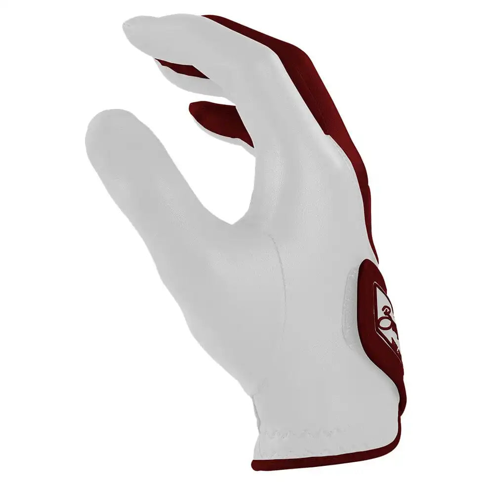Bear Series Golf Gloves (On Right, 2-Pack) - College Station Maroon