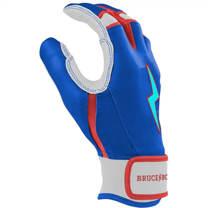 James Outman Signature Series Short Cuff Batting Gloves - Blue