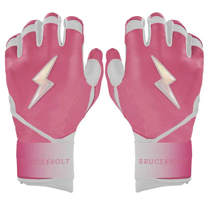 Personalized Bear Series Long Cuff Batting Gloves - Dusty Pink