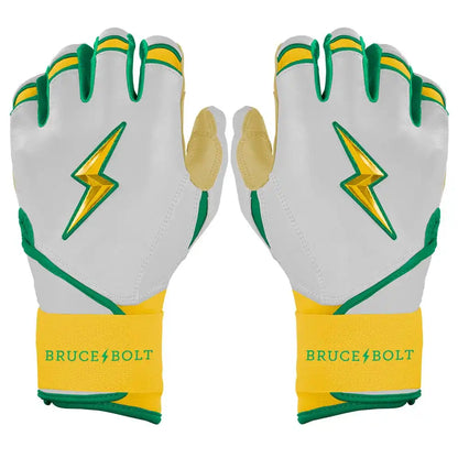 Nick Kurtz Signature Series Long Cuff Batting Gloves - Vegas White
