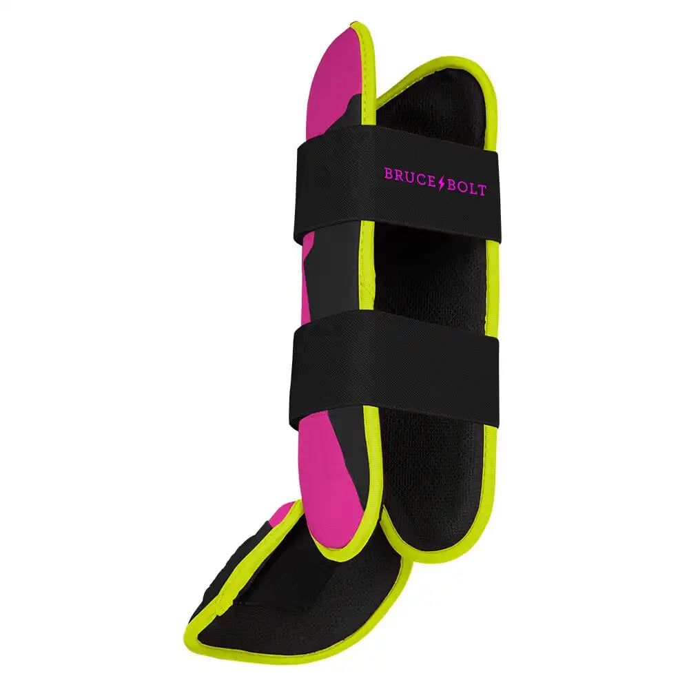 Bear Series Leg Guard - Pink Lightning