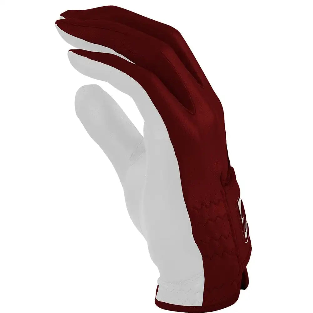 Bear Series Golf Gloves (On Left, 2-Pack) - College Station Maroon