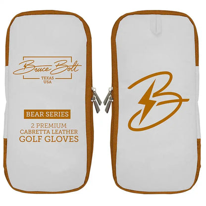 Bear Series Golf Gloves (On Left, 2-Pack) - Austin Orange