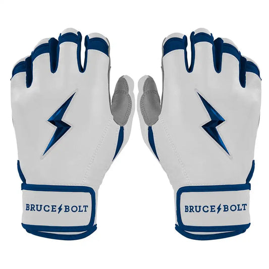 Chrome Series Short Cuff Batting Gloves - Navy