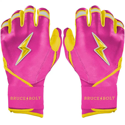 Dexter McCleon Jr. Signature Series Long Cuff Batting Gloves - Pink Lemonade