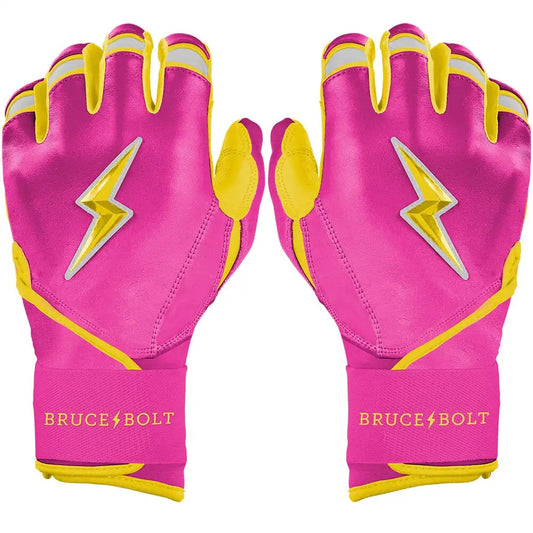 Dexter McCleon Jr. Signature Series Long Cuff Batting Gloves - Pink Lemonade