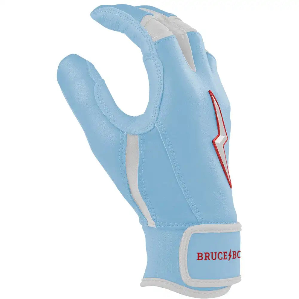 Ian Happ Signature Series Short Cuff Batting Gloves - Baby Blue