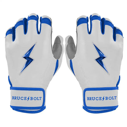 Chrome Series Short Cuff Batting Gloves - Royal