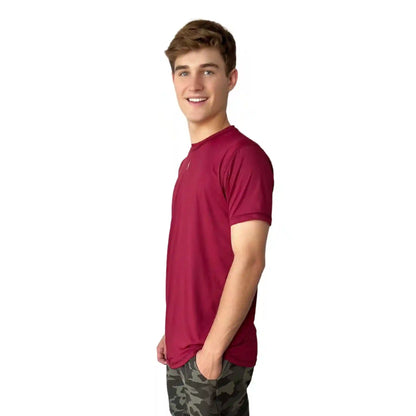 Performance Short Sleeve Shirt - Maroon