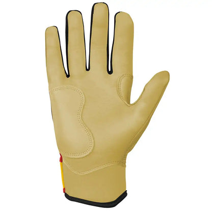 Konnor Griffin Limited Edition Short Cuff Batting Gloves - Griffin Ivory