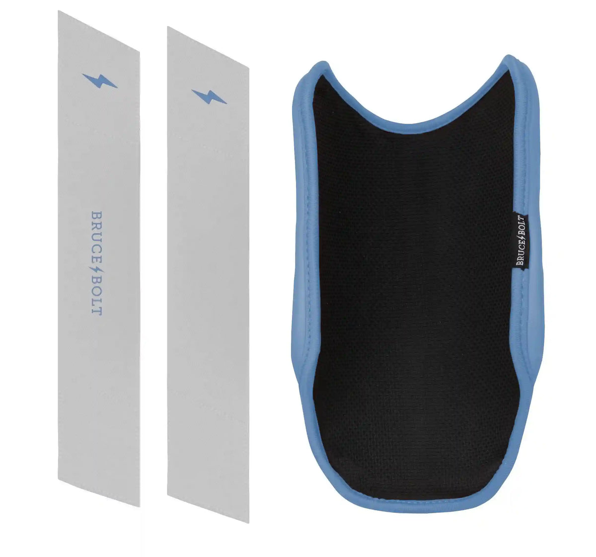 Chrome Series 9" Elbow Guard - Baby Blue