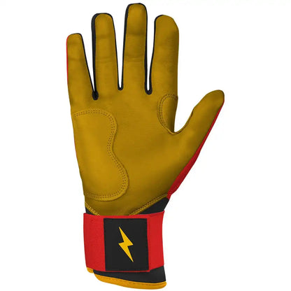 Konnor Griffin Signature Series Long Cuff Batting Gloves - Red