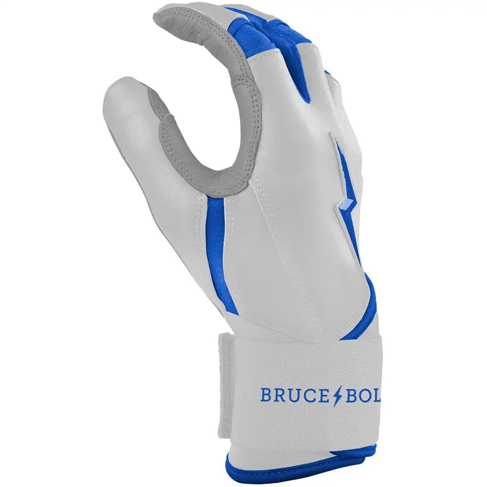 Chrome Series Long Cuff Batting Gloves - Royal