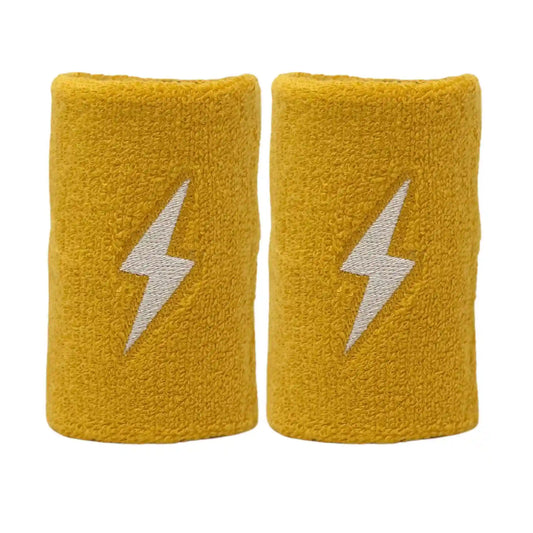 Premium Pro 4" Wristbands (2-Pack) - Yellow