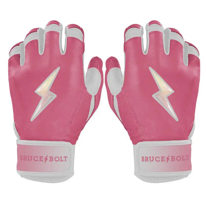 Personalized Bear Series Short Cuff Batting Gloves - Dusty Pink