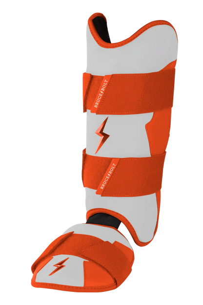 Chrome Series Leg Guard - Orange