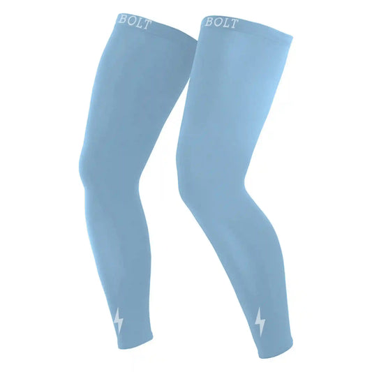 Compression Xtra Long Leg Sleeves (2-Pack) - Baby Blue