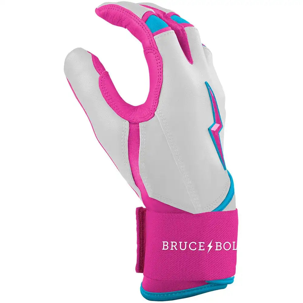 Perfect Game Collab Series Long Cuff Batting Gloves - Summer Swirl