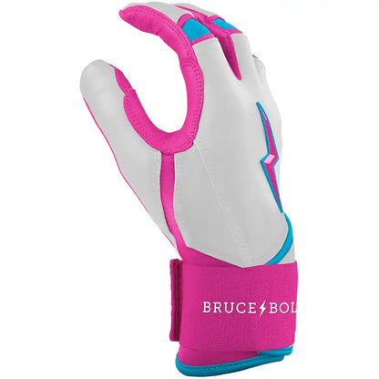 Perfect Game Collab Series Long Cuff Batting Gloves - Summer Swirl