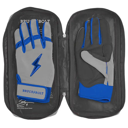 Grey Series Short Cuff Batting Gloves - Royal Blue