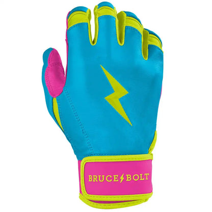 Bear Series Short Cuff Batting Gloves - Caribbean Blue