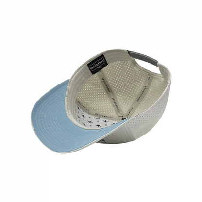 "BRUCE BOLT" Standard Snapback Hat - White