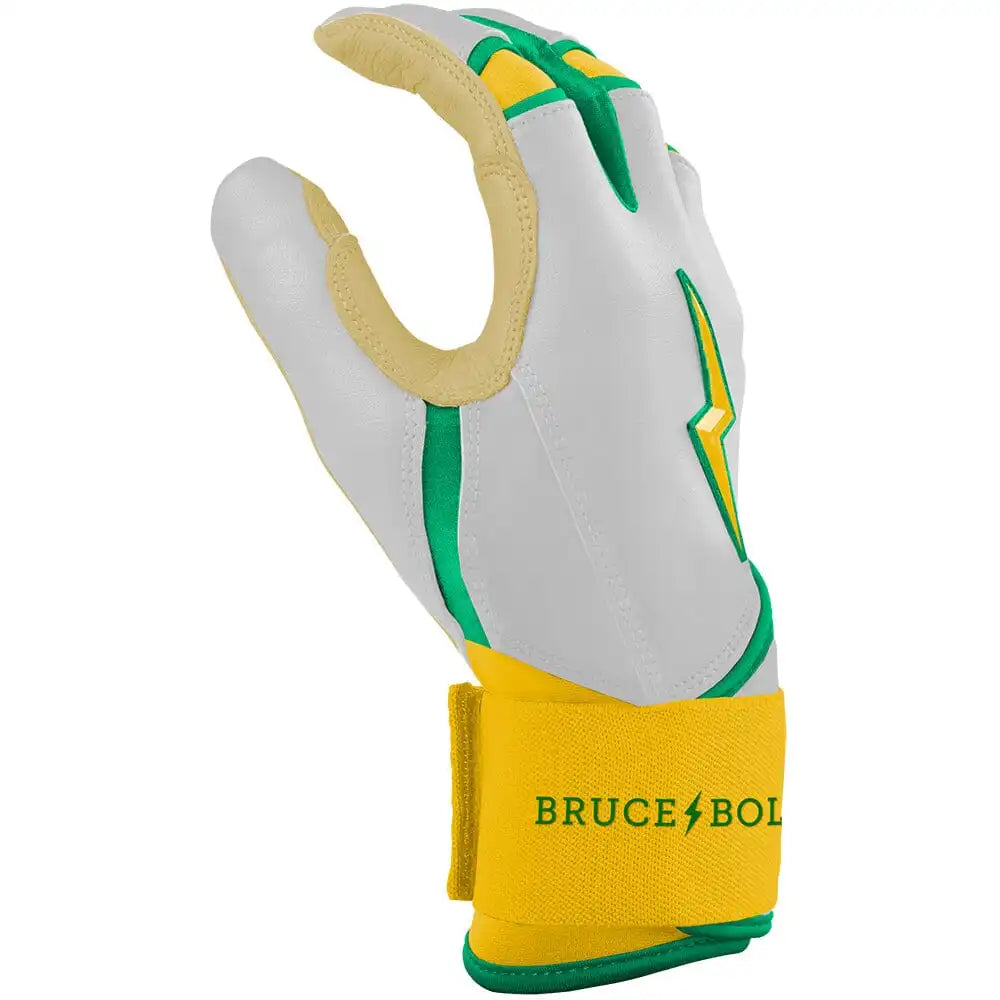 Nick Kurtz Signature Series Long Cuff Batting Gloves - Vegas White
