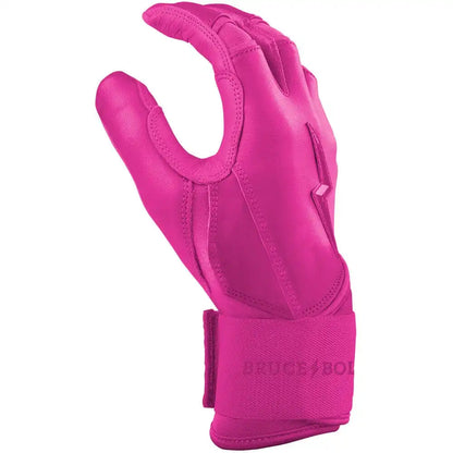 Max Clark Signature Series Long Cuff Batting Gloves - Pink