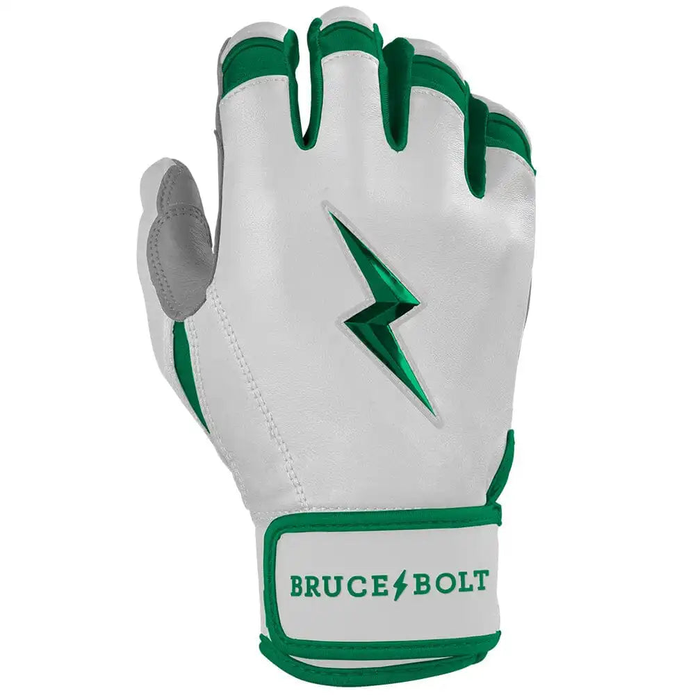 Chrome Series Short Cuff Batting Gloves - Green