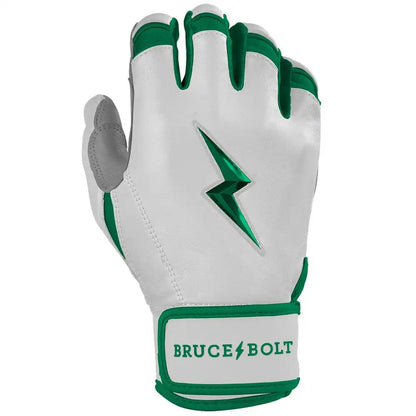 Chrome Series Short Cuff Batting Gloves - Green