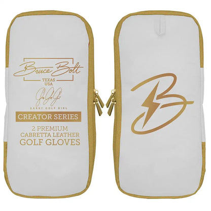 Gabby Golf Girl Creator Series Golf Gloves (On Right, 2-Pack) - Gold