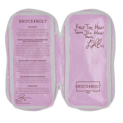 Lars Nootbaar Signature Series Short Cuff Batting Gloves - White/Pink